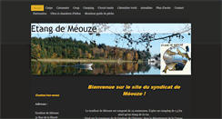 Desktop Screenshot of etang-de-meouze.org